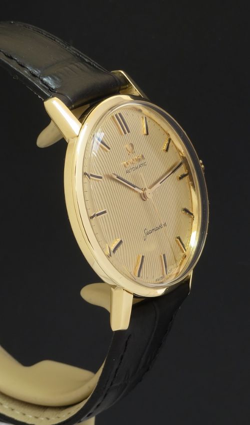 fig 3. Very Rare Solid 18ct Gold Omega Seamaster Deluxe c1961