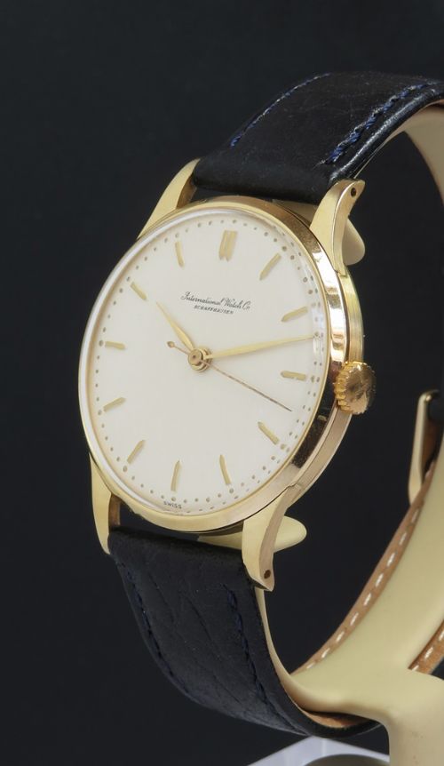 fig 1. Solid 18ct gold International Watch Company IWC calibre 89 c1951