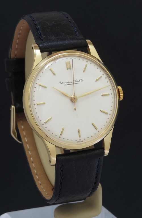 fig 2. Solid 18ct gold International Watch Company IWC calibre 89 c1951