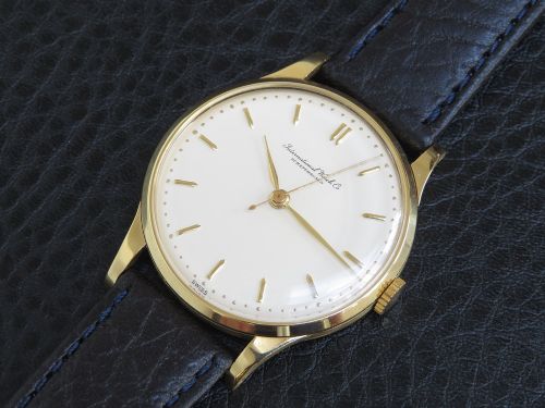 fig 3. Solid 18ct gold International Watch Company IWC calibre 89 c1951