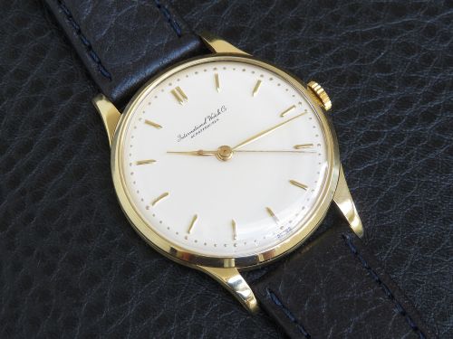 fig 6. Solid 18ct gold International Watch Company IWC calibre 89 c1951