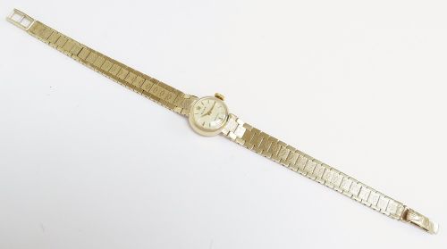 fig 3. Mint Original Solid 9ct Gold Rolex Precision Ladies Watch With Boxes And Paperwork c1961