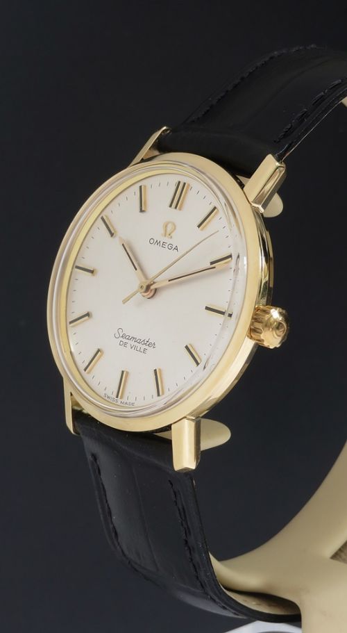 fig 1. Mint Solid 18ct Gold Omega Seamaster De Ville Calibre 601 c1966