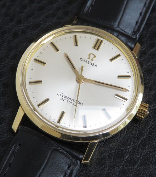 fig 5. Mint Solid 18ct Gold Omega Seamaster De Ville Calibre 601 c1966