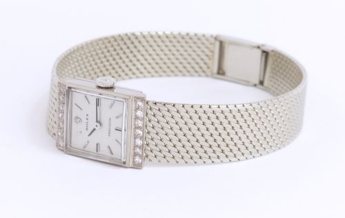 fig 3. Mint Condition Solid 18ct White Gold And Diamond Rolex Ladies Watch c1961