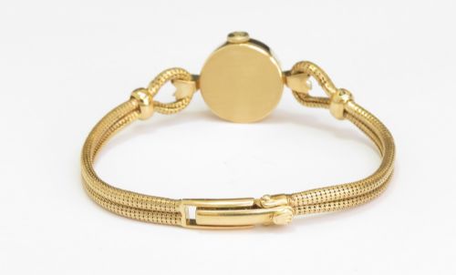 fig 6. Near Mint Solid 18ct Gold Rolex Precision Cocktail Watch c1961