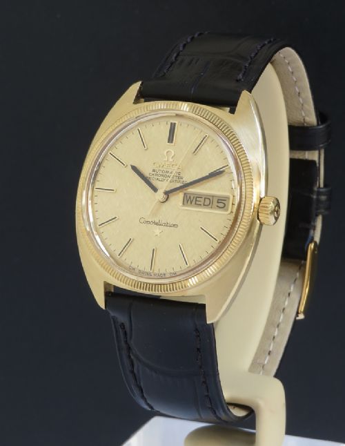Outstanding Original Solid 18ct Gold Omega Constellation 'C' Deluxe Chronometer Automatic Daydate C1968