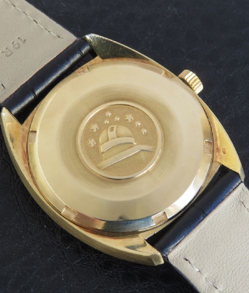 fig 5. Outstanding Original Solid 18ct Gold Omega Constellation 'C' Deluxe Chronometer Automatic Daydate c1968