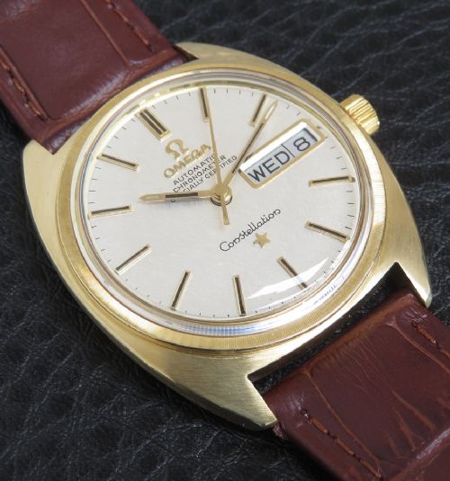 fig 5. Solid 18ct Gold Omega Constellation Chronometer Automatic c1968