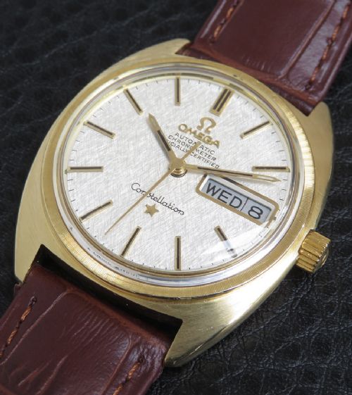 fig 7. Solid 18ct Gold Omega Constellation Chronometer Automatic c1968
