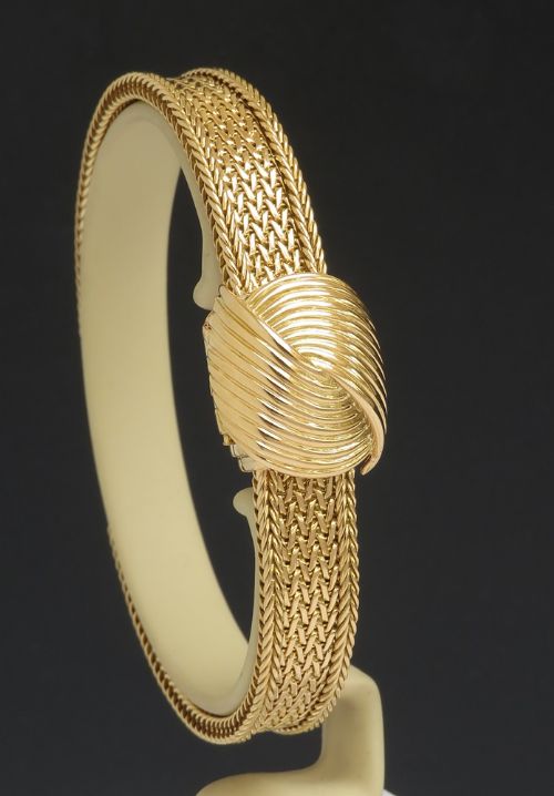 fig 6. Very Rare Mint Solid 18ct Gold Movado Hooded Watch c1960
