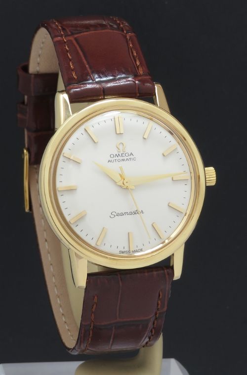 fig 1. Rare Solid 18ct Gold Omega Seamaster Automatic c1963