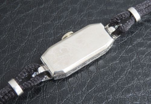 fig 5. Beautiful Longines Platinum and Diamond Art Deco Ladies Cocktail Watch c1930