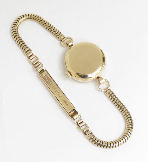 fig 5. Solid 9ct Gold Rolex Precision Ladies Cocktail Watch c1960