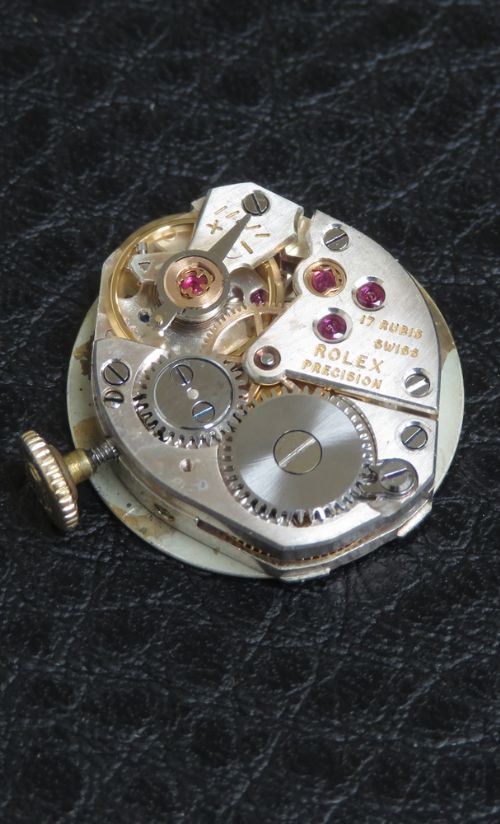 fig 6. Solid 9ct Gold Rolex Precision Ladies Cocktail Watch c1960