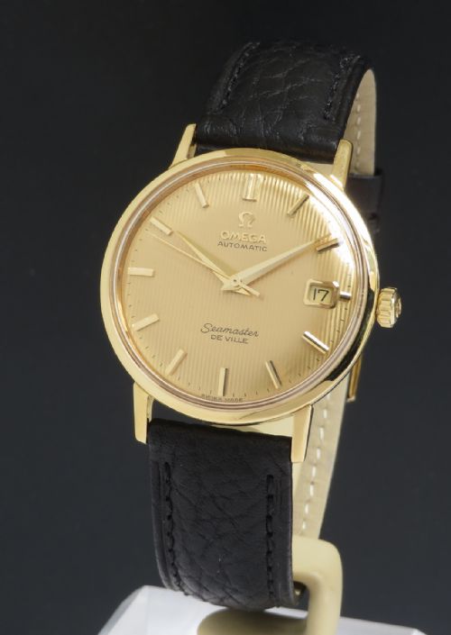 Very Rare Solid 18ct Gold Omega Seamaster De Ville Deluxe C1963