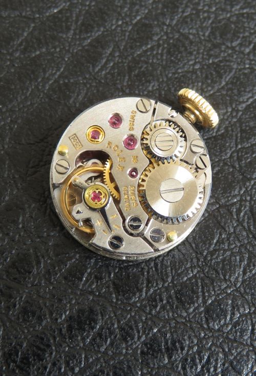 fig 2. Solid 9ct Gold Rolex Precision Ladies Cocktail Watch c1966