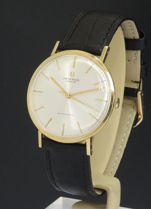 Solid 18ct Gold Universal Geneve Microrotor Automatic C19