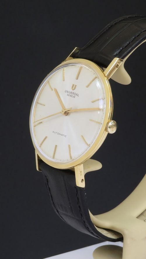 fig 1. Solid 18ct Gold Universal Geneve Microrotor Automatic c19