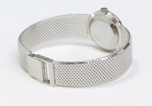 fig 4. Solid 18ct White Gold and Diamond Longines Ladies Watch c1966