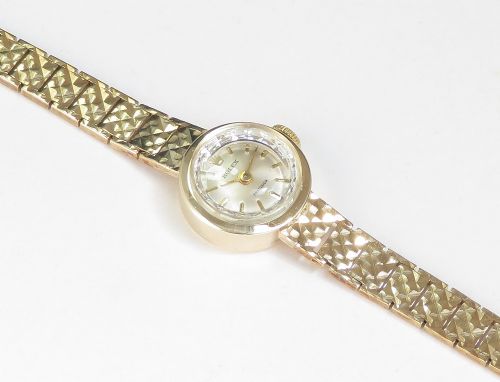 fig 2. Solid 9ct Gold Rolex Precision Ladies Cocktail Watch c1966