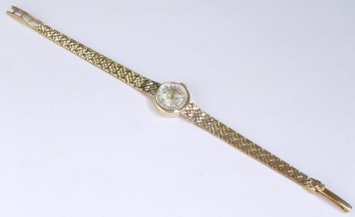 fig 4. Solid 9ct Gold Rolex Precision Ladies Cocktail Watch c1966