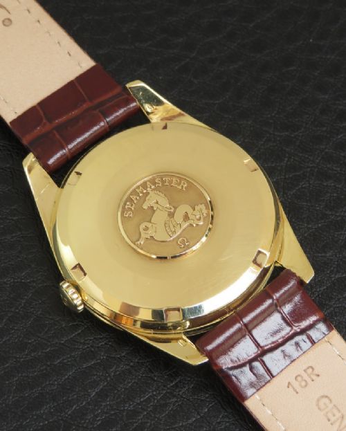fig 4. Very Rare Solid 18ct Gold Omega Seamaster Deluxe Automatic c1963