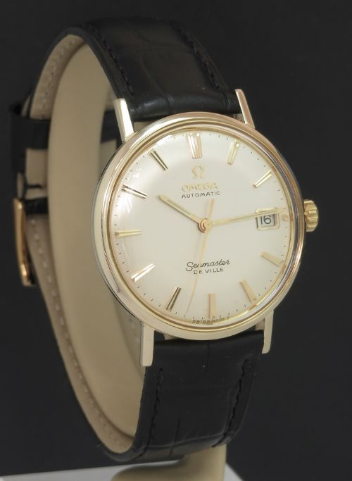 fig 2. Solid 14ct Gold Omega Seamaster De Ville Automatic c1966