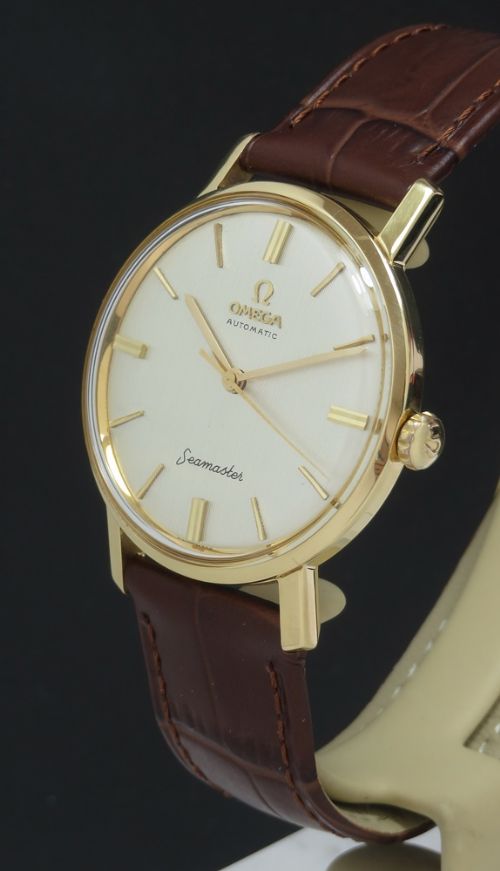 fig 2. Mint Solid 18ct Omega Seamaster Automatic c1963