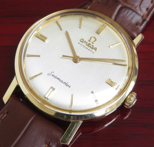 fig 6. Mint Solid 18ct Omega Seamaster Automatic c1963