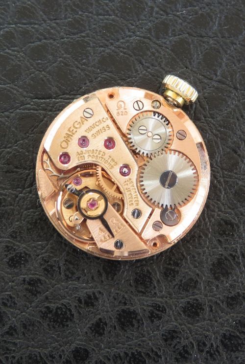 fig 7. Beautiful Solid 9ct Gold Omega Ladies Watch c1966