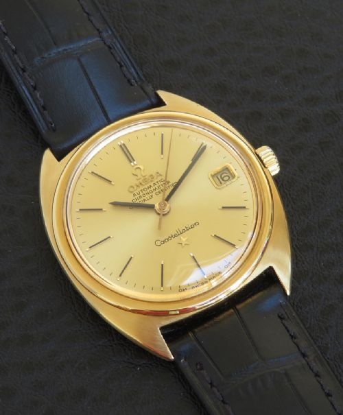 fig 3. Solid 18ct Gold Omega Constellation 'C' Deluxe c1968