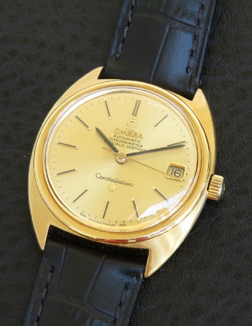 fig 4. Solid 18ct Gold Omega Constellation 'C' Deluxe c1968