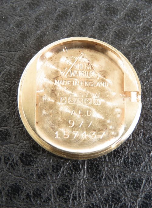 fig 6. Solid 9ct Gold Omega Ladies Watch c1961