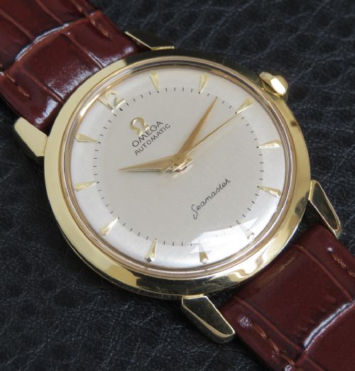 fig 4. Solid 18ct Gold Omega Seamaster Automatic c1957