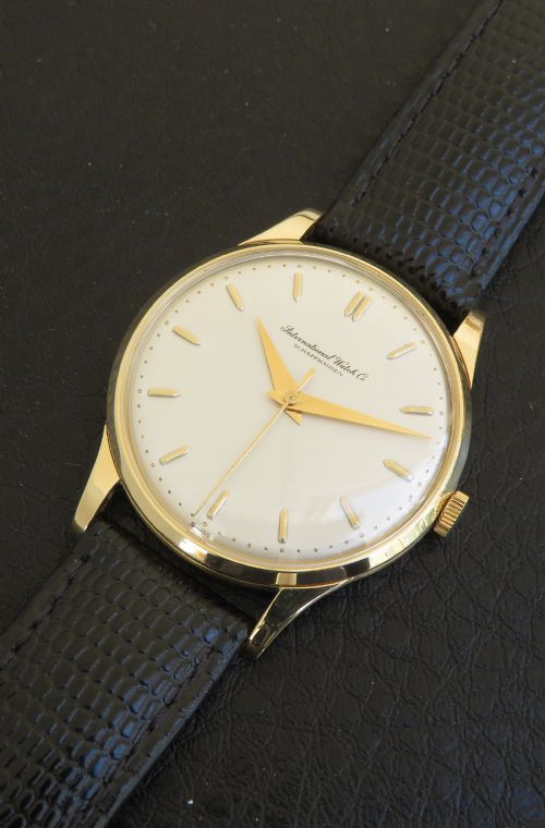 fig 6. Solid 18ct Gold International Watch Company IWC c1958