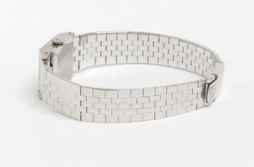fig 5. Solid 18ct White Gold Rolex Precision Cocktail Watch c1963-64