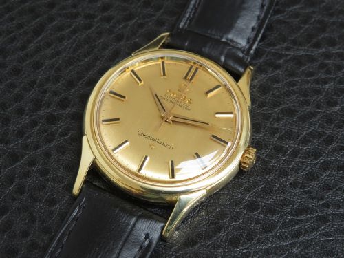 fig 2. Solid 18ct Gold Omega Constellation Deluxe c1961