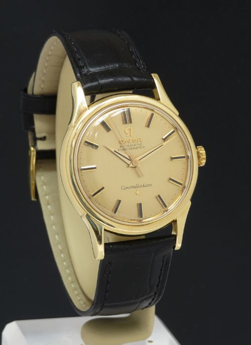 fig 3. Solid 18ct Gold Omega Constellation Deluxe c1961
