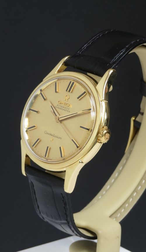 fig 4. Solid 18ct Gold Omega Constellation Deluxe c1961