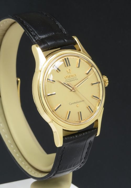 fig 5. Solid 18ct Gold Omega Constellation Deluxe c1961