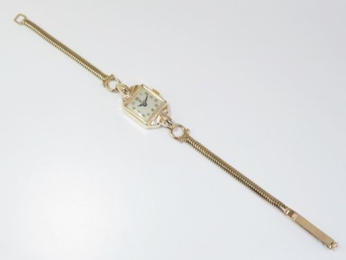 fig 4. Solid 9ct Gold Rolex Tudor Ladies Cocktail Watch c1955