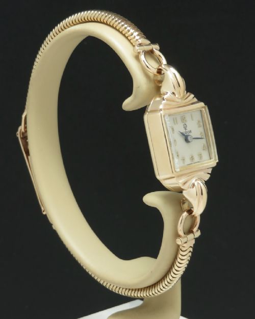 fig 6. Solid 9ct Gold Rolex Tudor Ladies Cocktail Watch c1955