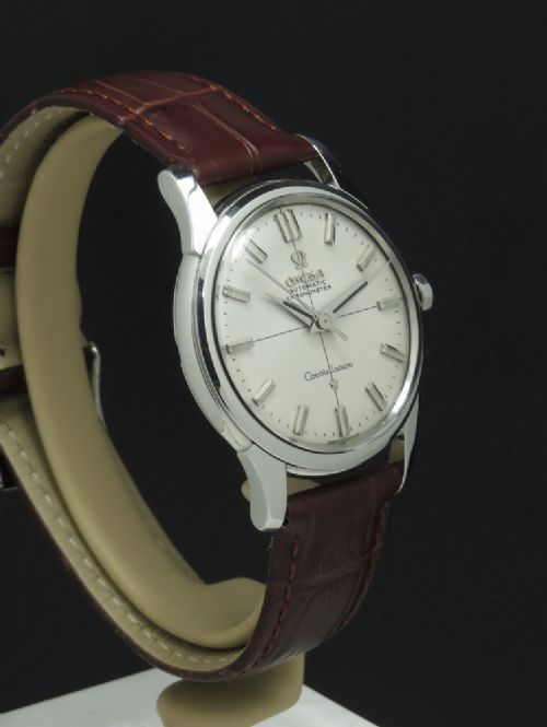 fig 2. Omega Constellation Chronometer Exhibition Back c1960
