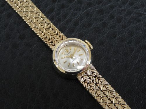 fig 2. Solid 9ct Gold Rolex Precision Cocktail Watch c1963