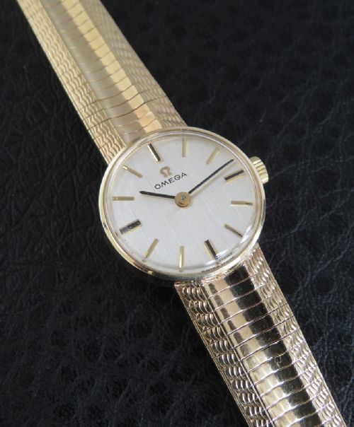 fig 7. Stunning Solid 9ct Gold Omega Ladies Cocktail Watch c1963