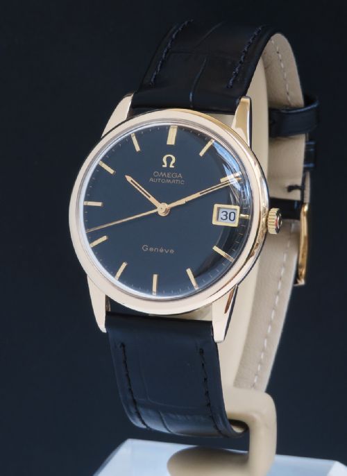 Solid 9ct Gold Omega Geneve Automatic Calendar C1969