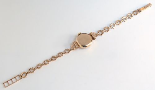 fig 4. Solid 9ct Gold Rolex Tudor Royal Ladies Cocktail Watch c1969