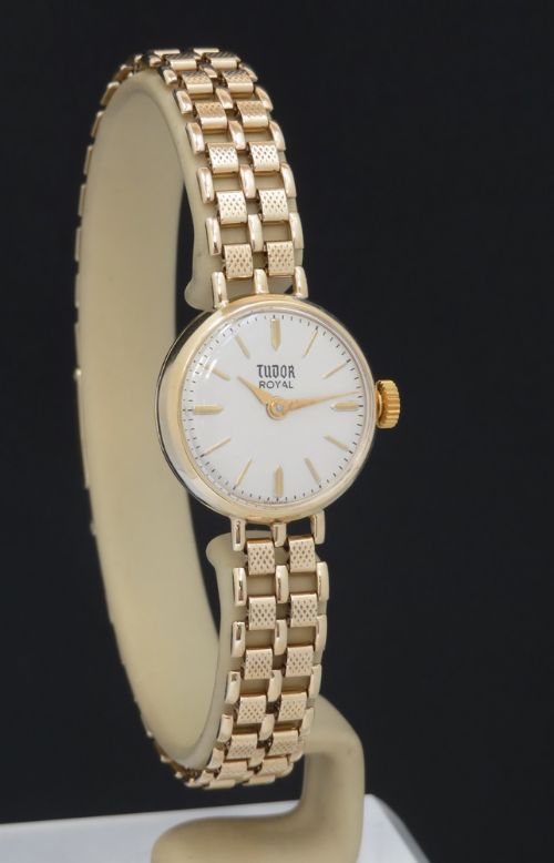 fig 1. Solid 9ct Gold Rolex Tudor Royal Ladies Cocktail Watch c1964