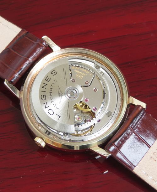 fig 6. Solid 9ct Gold Longines Flagship Automatic c1965